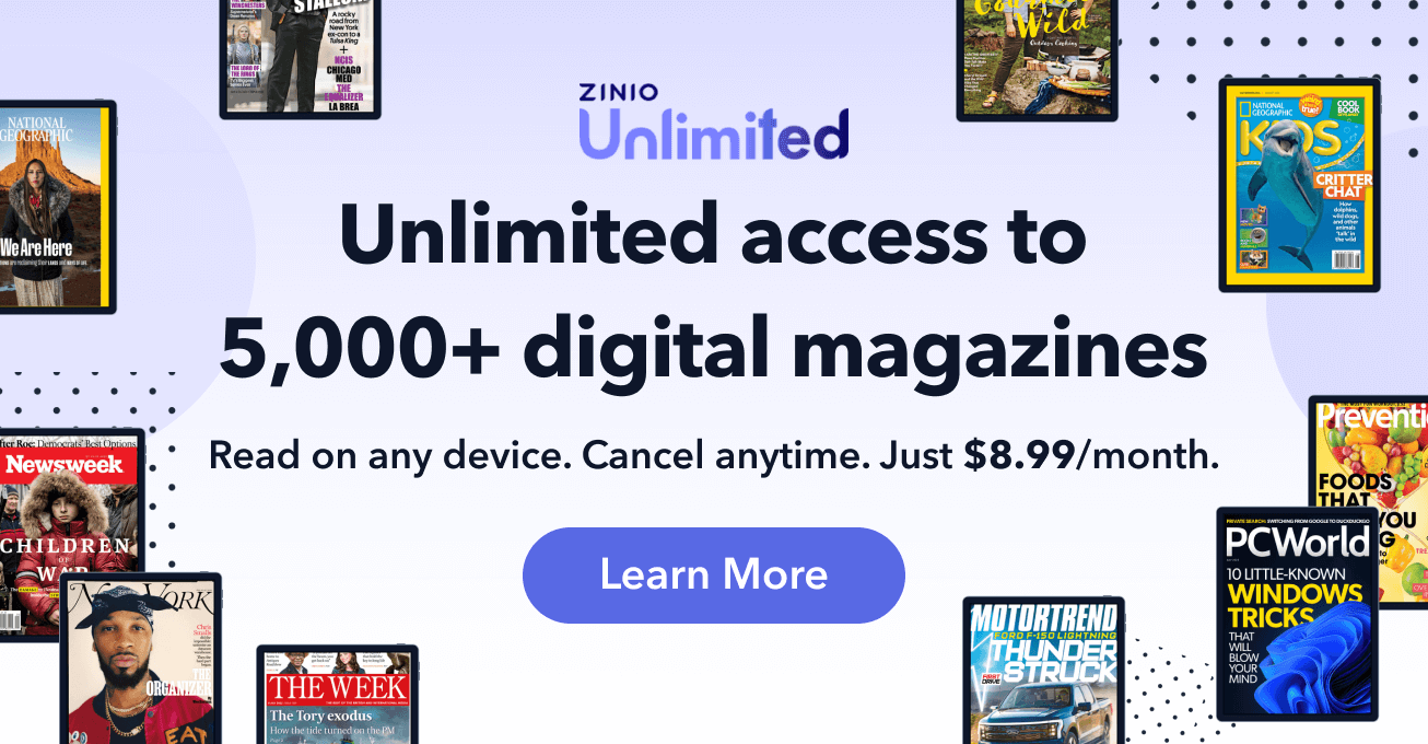 Zinio Unlimited (Homepage Canada)