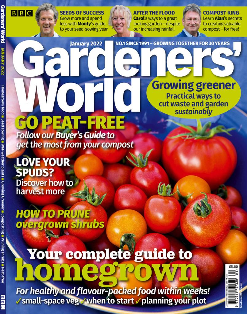 Bbc Gardeners World January Digital Discountmags Ca