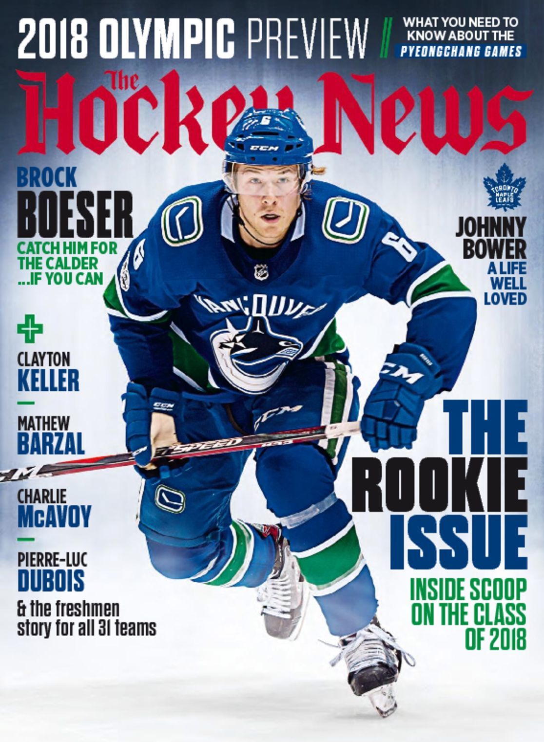 10367 The Hockey News Cover 2018 February 12 Issue 